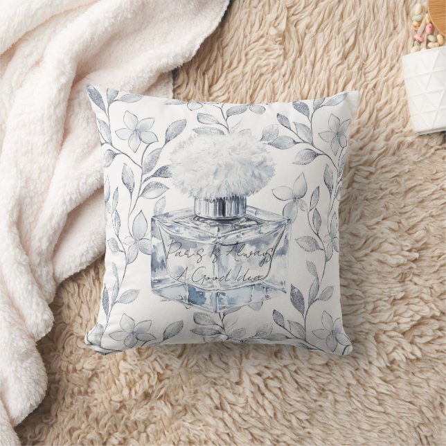 Parfum 'Paris is always a good idea' laat na Kussen (Deken)
