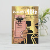 Parfum Party uitnodiging (Staand voorkant)