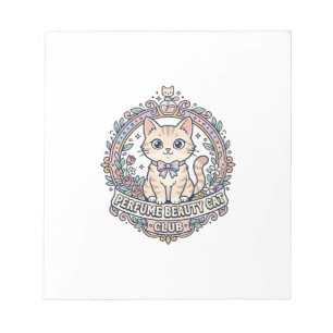 Parfum Schoonheid Kat Schattige Kat T-Shirt Ontwer Notitieblok