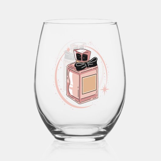 Parfum Steeloze Wijn Glas (Voorkant)