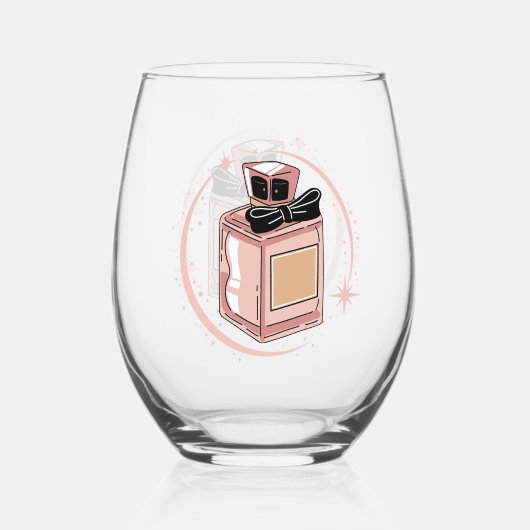 Parfum Steeloze Wijn Glas (Achterkant)