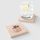 Parfum stenen onderzetter (Zijkant)