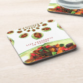 Parfum van het leven: Potpourri Inspirerend boodsc Bier Onderzetter (Linkerzijde)