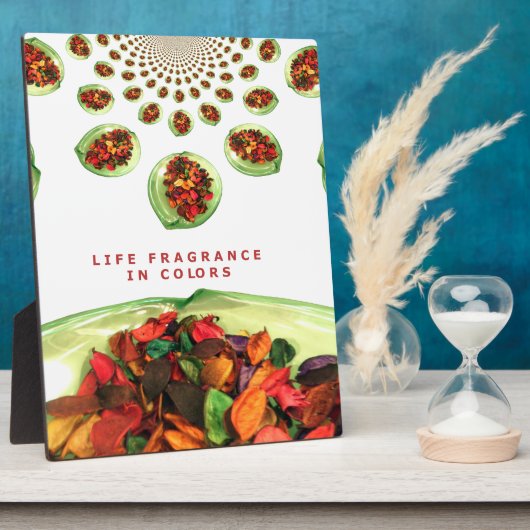 Parfum van het leven: Potpourri Inspirerend boodsc Fotoplaat (Zijkant)