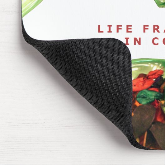 Parfum van het leven: Potpourri Inspirerend boodsc Muismat (Hoek)