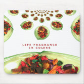 Parfum van het leven: Potpourri Inspirerend boodsc Muismat (Voorkant)