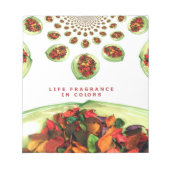 Parfum van het leven: Potpourri Inspirerend boodsc Notitieblok (Voorkant)