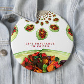 Parfum van het leven: Potpourri Inspirerend boodsc Ronde Button 6,0 Cm (In situ)