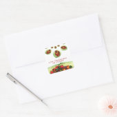 Parfum van het leven: Potpourri Inspirerend boodsc Vierkante Sticker (Envelop)