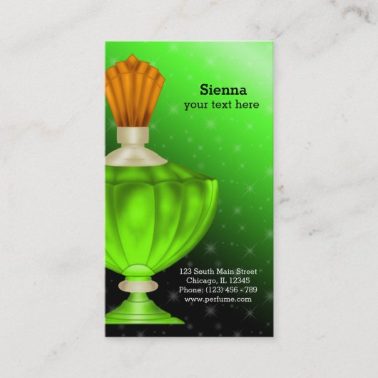 parfum visitekaartje (Voorkant)