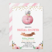 Parfum vrijgezellenfeest feestuitnodiging kaart (Voorkant / Achterkant)