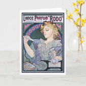 Parfume, Alphonse Mucha Kaart (Gele Bloem)