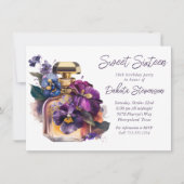 Parfume en goudbloemen | Zoete partij 16 Kaart (Voorkant)