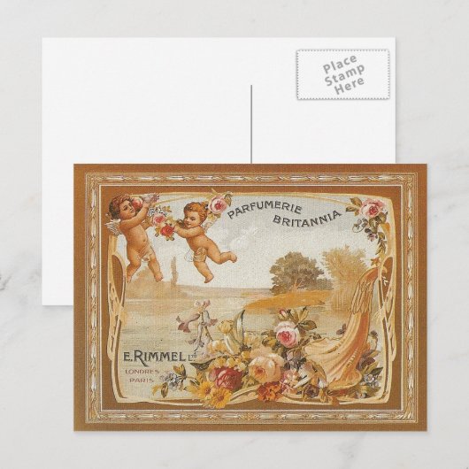 Parfumerie Britannia Vintage Ad Briefkaart (Voorkant / Achterkant)