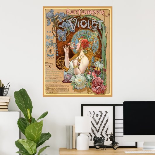 Parfumerie Violet Poster (Thuiskantoor)