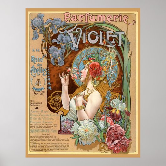 Parfumerie Violet Poster (Voorkant)