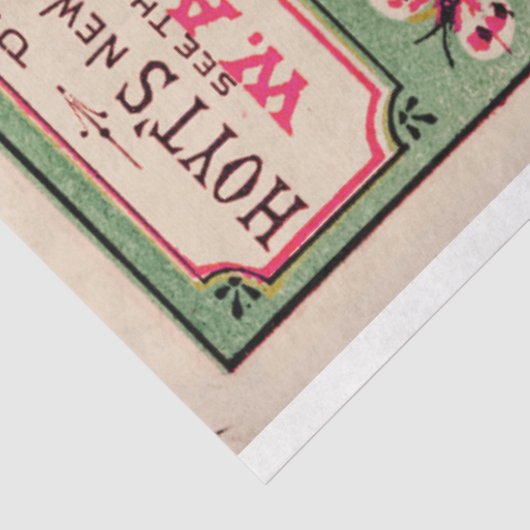  parfumerus Ephemera-ontvlechting weefsel Tissuepapier (Detail)