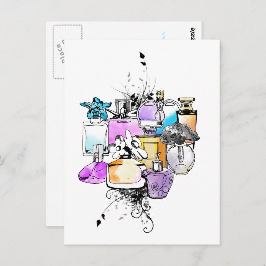 Parfumes Art Briefkaart (Voorkant / Achterkant)