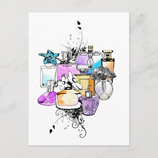 Parfumes Art Briefkaart (Voorkant)