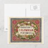  parfumetiket briefkaart (Voorkant / Achterkant)