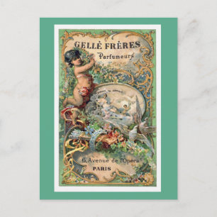  parfumetiket in Parijs Briefkaart