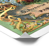 parfumetiket in Parijs Poster (Hoek)