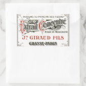  parfumetiket in Parijs Rechthoekige Sticker (Tas)