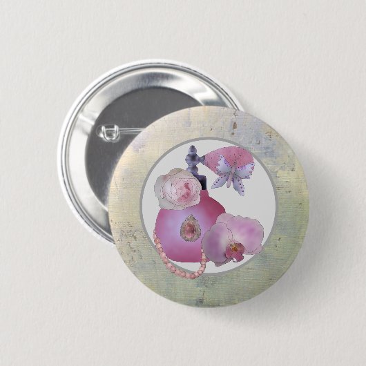 Parfümflasche Ronde Button 5,7 Cm (Voorkant /achterkant)