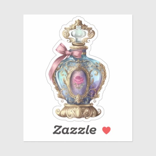  parfumfles sticker (Vel)