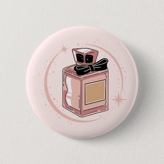 Parfumflesje knop ronde button 5,7 cm (Voorkant)