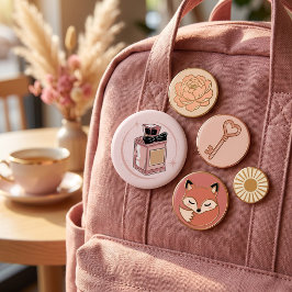 Parfumflesje knop ronde button 5,7 cm