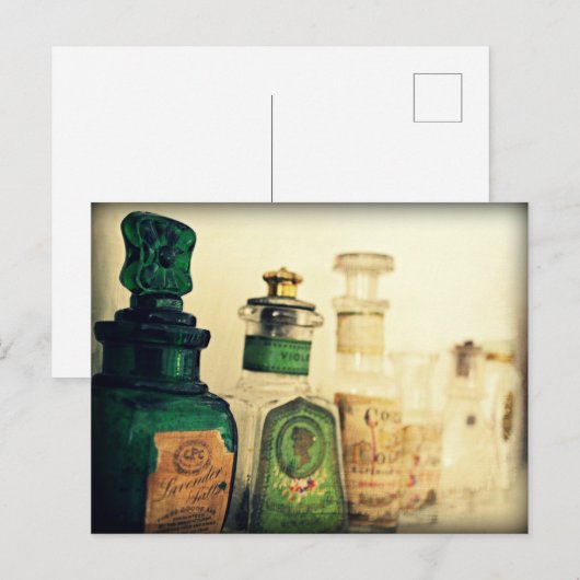  parfumflesje stilleven briefkaart (Voorkant / Achterkant)