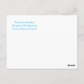 "Parfumflessen" Briefkaart (Achterkant)