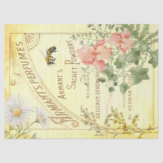  parfums en ontkoppeling van vezelbijen Pa Tissuepapier (Voorkant)