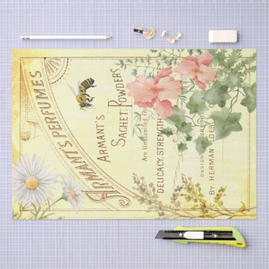  parfums en ontkoppeling van vezelbijen Pa Tissuepapier (Craft)