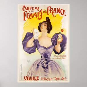 Parfums Parfum Advert Des Femmes de Franceby Jean Poster