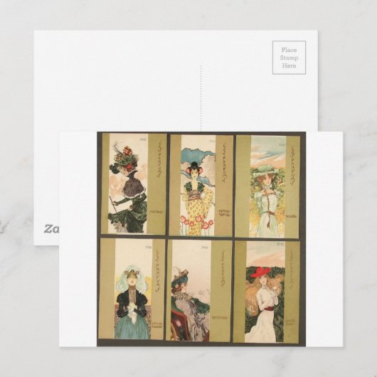 Parfums van Raphael Kirchner Briefkaart (Voorkant / Achterkant)