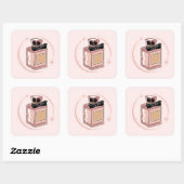 Parfumsticker Vierkante Sticker (Vel)