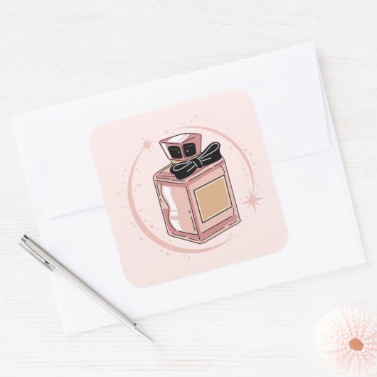 Parfumsticker Vierkante Sticker (Envelop)