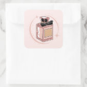 Parfumsticker Vierkante Sticker (Tas)