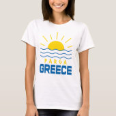 parga griekenland zon en Zee golven vrouwen T-shirt (Voorkant)