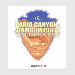 Paria Canyon - Vermilion Cliffs (pijlpunt) Sticker