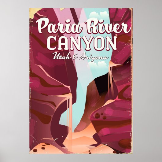 Paria River Canyon, Utah & Arizona Poster (Voorkant)