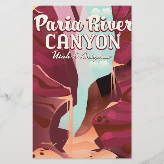 Paria-riviercanyon, Utah & Arizona Briefpapier (Voorkant)