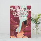 Paria-riviercanyon, Utah & Arizona Briefpapier (Staand voorkant)