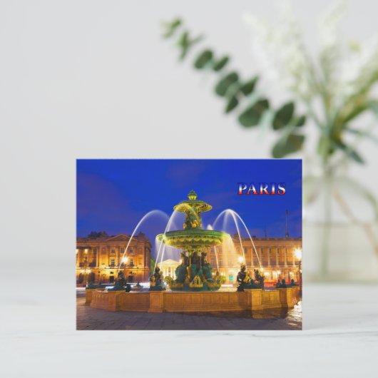 Parijs 016D Briefkaart (Staand voorkant)