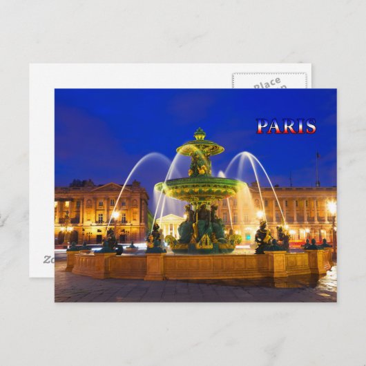 Parijs 016D Briefkaart (Voorkant / Achterkant)