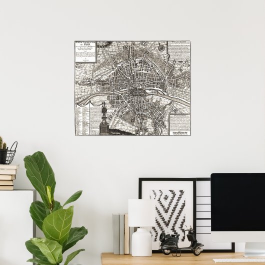 Parijs 1643 poster (Thuiskantoor)
