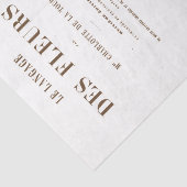 Parijs 1839 Tissue The Language of Flowers Tissuepapier (Detail)