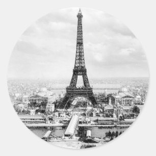 Parijs 1889 ronde sticker